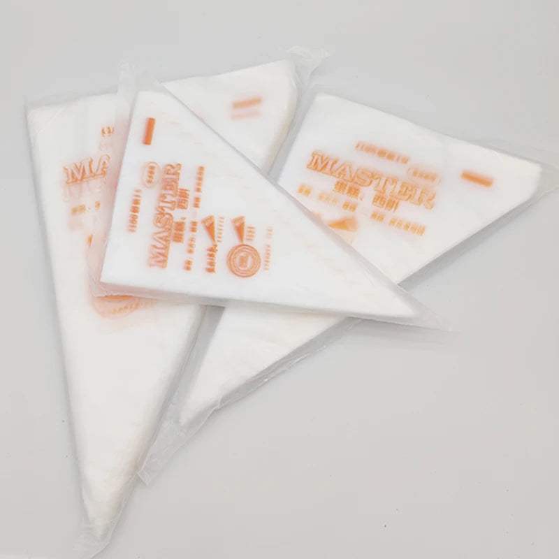 100/50/20 PCS Disposable Pastry Bag S/M/L Confectionery Bags Cake Cream Icing Fondant Decorating Kitchen Baking Piping Bag Tools